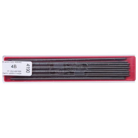 Grafity do ołówków automatycznych Koh-i-Noor, 2mm, 4B, 12szt - 2